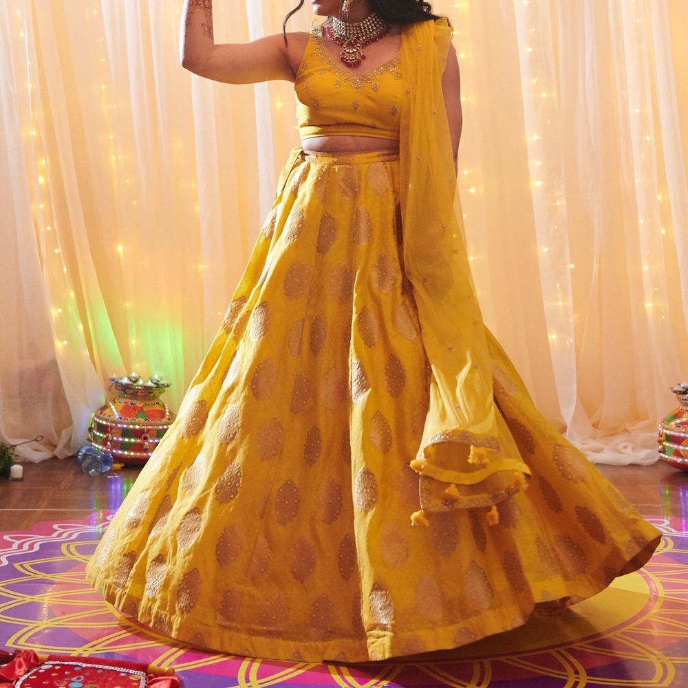 Anita Dongre silk banarsi lehnga